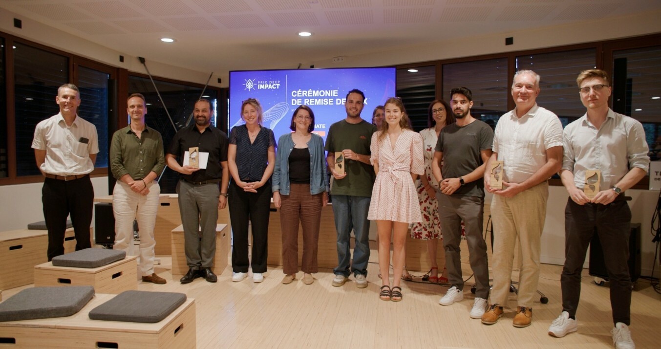 Cérémonie de remise des prix Deep Impact, le 2 juillet à la Casemate à Grenoble,